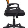 Кресло Бюрократ CH-695/OR/BLACK спинка сетка оранжевый TW-38-3 сиденье черный TW-11