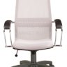 Кресло руководителя Metta bk-8 PL 24 светло-серый № 24, хромированный каркас