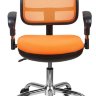 Офисное кресло Бюрократ CH-799SL/OR/TW-96-1 спинка сетка оранжевый сиденье оранжевый TW-96-1 крестовина хром