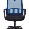 Кресло Бюрократ MC-201-H/BL/TW-11 спинка сетка синий TW-05 сиденье черный TW-11
