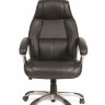 Кресло руководителя CHAIRMAN 436 (CH-436) (кожа) цвет серый, черный, коричневый
