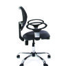 Офисное кресло CHAIRMAN 450 хром, ткань TW-12/TW-04 серый