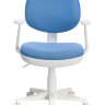 Кресло Бюрократ CH-W356AXSN/26-24 голубой 26-24 (пластик белый)
