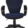 Офисное кресло Бюрократ CH-687AXSN/#Blue (черный пластик, синяя ткань JP-15-5)