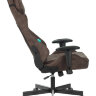 Кресло игровое Бюрократ VIKING KNIGHT LT10 FABRIC коричневый крестовина металл