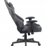 Кресло игровое Бюрократ VIKING X Fabric серый/черный с подголов. крестовина пластик (VIKING X BLACK)