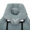 Кресло игровое Бюрократ VIKING KNIGHT LT28 FABRIC серо-голубой крестовина металл