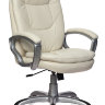 Кресло руководителя Бюрократ CH-868AXSN/WHITE белый искусственная кожа (пластик серебро)