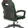Кресло игровое Бюрократ VIKING ZOMBIE A3 GN черный/зеленый искусственная кожа