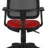 Офисное кресло Бюрократ CH-797AXSN/26-22 (Спинка черная сетка, сиденье красное 26-22, Т-образные подлокотники)