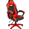 Офисное кресло Chairman game 20 экопремиум черный/красный