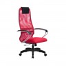 Кресло Metta BK 8 красный, сетка/ткань, крестовина пластик Pl