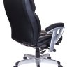 Кресло руководителя Бюрократ T-9999/BLACK черный рец.кожа/кожзам колеса черный (пластик серебро)