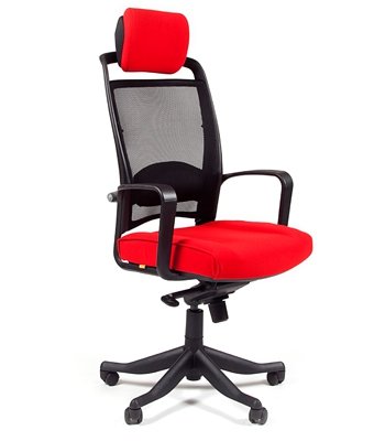 Кресло CHAIRMAN CH-283 (СН-283) ткань цвет красный