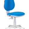Кресло детское Бюрократ CH-W213/TW-55 голубой TW-55 (пластик белый)
