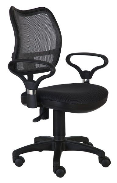 Офисное кресло Бюрократ CH-799AXSN/Black (Спинка черная сетка, сиденье черное 26-28)
