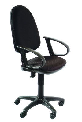Офисное кресло Бюрократ CH-300/BLACK (механизм качания спинки, газпатрон, черное JP-15-2)