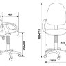 Офисное кресло Бюрократ CH-300/BLACK (механизм качания спинки, газпатрон, черное JP-15-2)