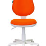 Кресло детское Бюрократ CH-W213/TW-96-1 оранжевый TW-96-1 (пластик белый)