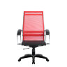 Кресло Metta SK-2-BK Комплект 9 красный, сетка, крестовина пластик Pl
