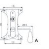 Механизм качания для кресла ТОП-ГАН 152х252 мм (универсальный)