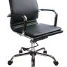 Кресло руководителя Бюрократ CH-993-Low (черный) (CH-993-Low/black) низкая спинка черный искусственная кожа крестовина хром