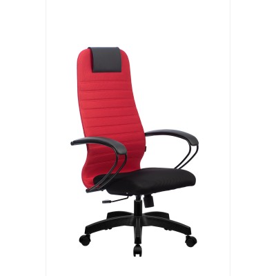 Кресло Metta BP 10 красный, сетка/ткань, крестовина пластик Pl