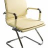 Кресло посетителя Бюрократ CH-993-Low-V низкая спинка, искусственная кожа, полозья хром