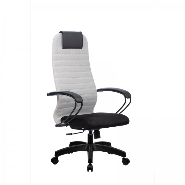 Кресло Metta BP 10 светло-серый, сетка/ткань, крестовина пластик Pl