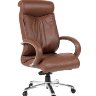 Кресло CHAIRMAN 420 (СН-420) коричневая кожа
