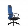 Кресло Metta BP 10 синий, сетка/ткань, крестовина пластик Pl