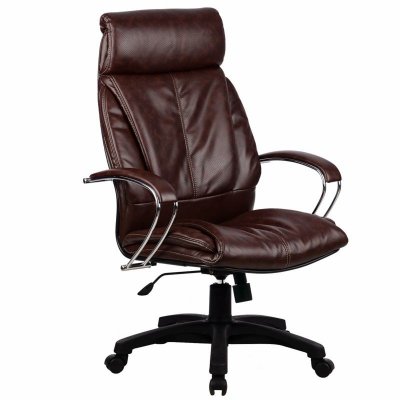 Кресло руководителя Metta LK-13 PL 723 коричневый, перфорированная кожа