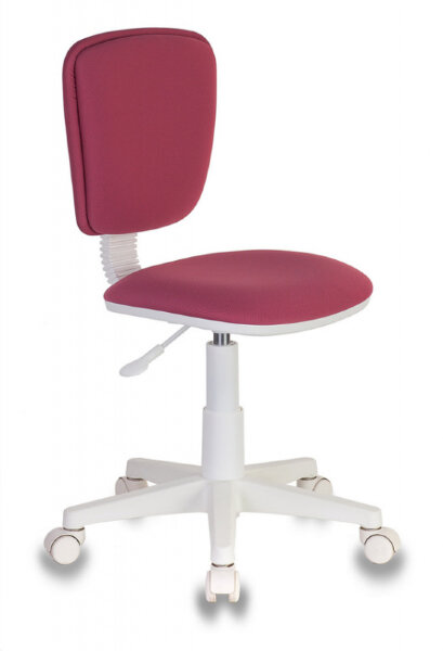 Кресло детское Бюрократ CH-W204NX/26-31 розовый 26-31 (пластик белый)