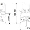 Кресло Бюрократ MC-612/B/26-B01 черный BM-11 сиденье черный 26-В01 сетка/ткань крестовина хром