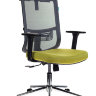 Кресло руководителя Бюрократ MC-612-H/DG/GREEN серый TW-04 сиденье зеленый BAHAMA сетка/ткань крестовина хром