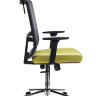 Кресло руководителя Бюрократ MC-612-H/DG/GREEN серый TW-04 сиденье зеленый BAHAMA сетка/ткань крестовина хром