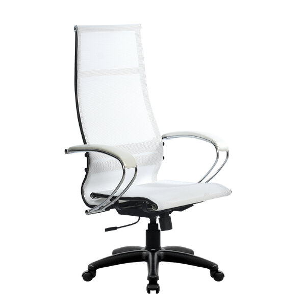 Кресло Metta SK-1-BK Комплект 7 белый, сетка, крестовина пластик Pl