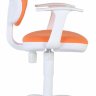 Детское кресло Бюрократ CH-W356AXSN/15-75 (белый пластик, ткань оранжевая 15-75)