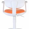 Детское кресло Бюрократ CH-W356AXSN/15-75 (белый пластик, ткань оранжевая 15-75)