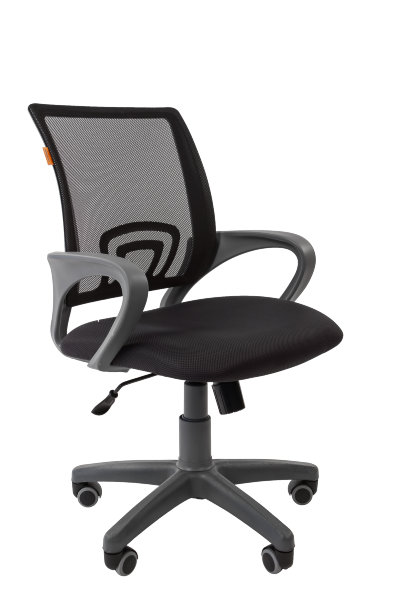 Офисное кресло CHAIRMAN 696 серый пластик TW-12/TW-01 черный
