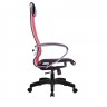 Кресло Metta Комплект 3 красный, сетка/ткань, крестовина пластик Pl