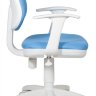 Кресло детское Бюрократ CH-W356AXSN/15-107 (белый пластик,голубое15-107)