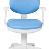 Кресло детское Бюрократ CH-W356AXSN/15-107 (белый пластик,голубое15-107)