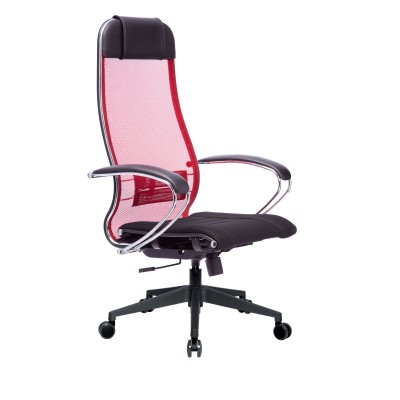 Кресло Metta Комплект 3 красный, сетка/ткань, крестовина пластик Pl-2