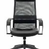 Кресло руководителя Бюрократ CH-608/BLACK спинка сетка черный TW-01 TW-11 искусст.кожа/ткань