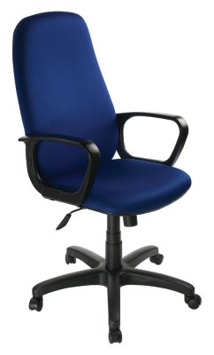 Кресло руководителя Бюрократ CH-808AXSN/TW-10 (синее TW-10)