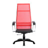 Кресло Metta SK-1-BK Комплект 7 красный, сетка, крестовина пластик Pl
