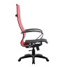 Кресло Metta SK-1-BK Комплект 7 красный, сетка, крестовина пластик Pl