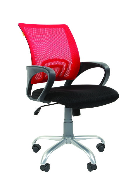 Офисное кресло Chairman 696 Silver красный