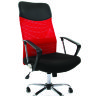 Офисное кресло CHAIRMAN 610 ткань 15-21 черный + TW красный